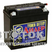 TYUMEN BATTERY Лидер 12V 9Ah 45А сухозаряж. +электролит 1л