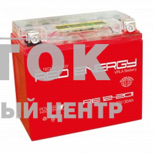 Автомобильный аккумулятор Red Energy DS 12-201, 20 Ач, 285А 177x88x154 YTX20L-BS, YTX20HL-BS, YB18L-A