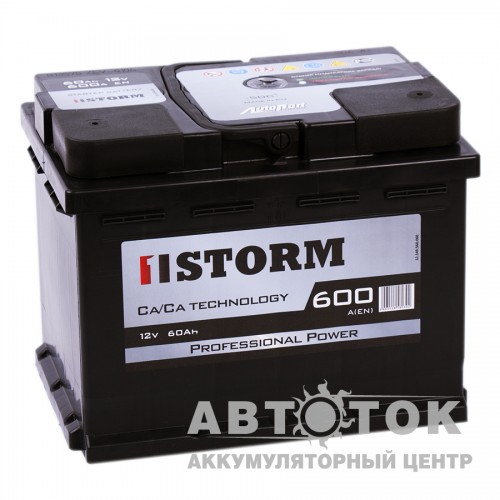 Автомобильный аккумулятор Storm Professional Power 60L 600A