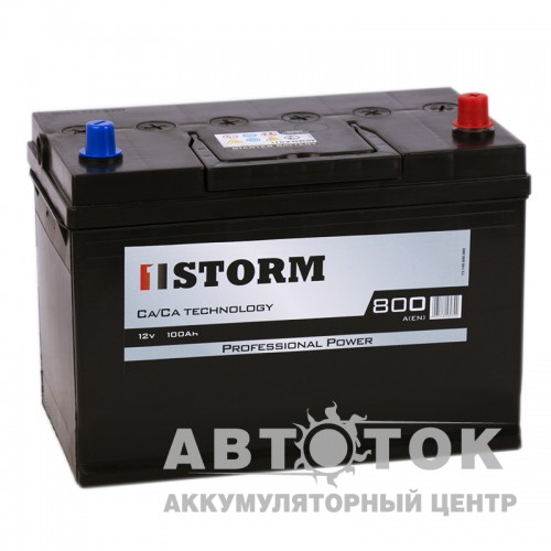 Автомобильный аккумулятор Storm Asia 100R 800A