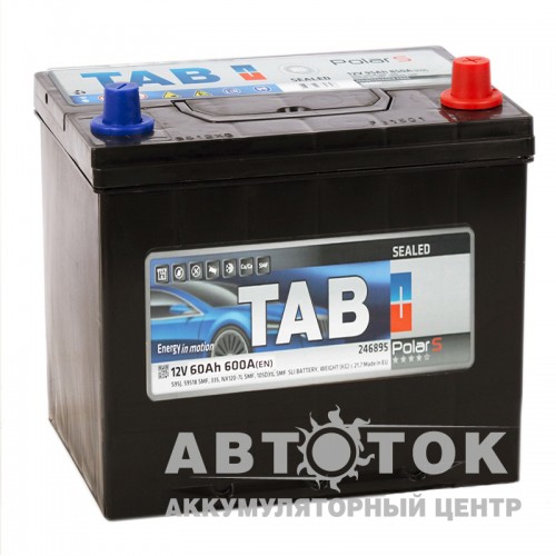 Автомобильный аккумулятор Tab Polar S 60R 600А  D23 обр. 246861 56068