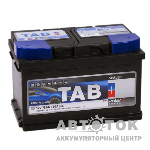 Автомобильный аккумулятор Tab Polar S 73R низ. 630A  246073 57309