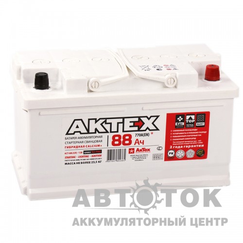 Автомобильный аккумулятор Актех 88R низ. 770A