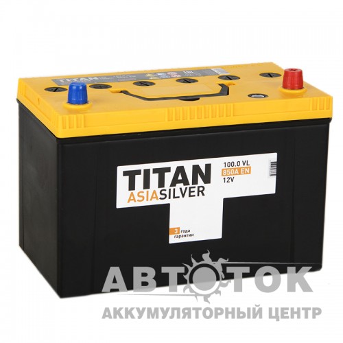 Автомобильный аккумулятор Titan Asia Silver 100R 850А