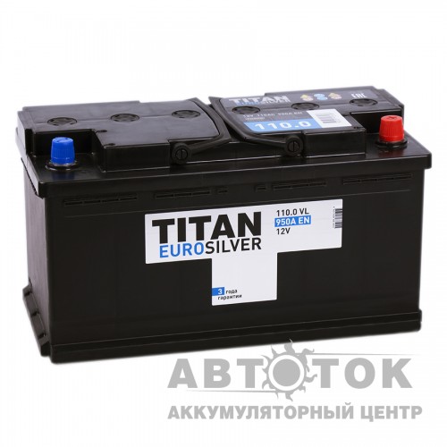 Автомобильный аккумулятор Titan Euro Silver 110R 950A