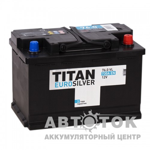 Автомобильный аккумулятор Titan Euro Silver 76R 730A