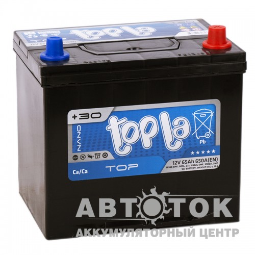 Автомобильный аккумулятор Topla Top JIS 65R 650А  118667 56568