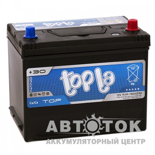 Автомобильный аккумулятор Topla Top JIS 75R 740А  118875 57529