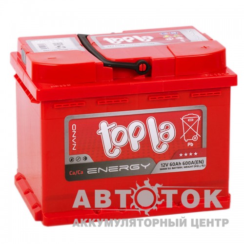 Автомобильный аккумулятор Topla Energy 60R 600A  108060 56008