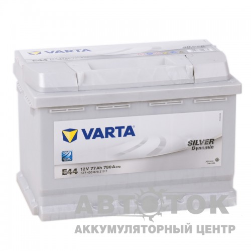 Автомобильный аккумулятор Varta Silver Dynamic E44 77R 780A