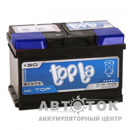 Автомобильный аккумулятор Topla Top 75R низ. 720A  118072 57510