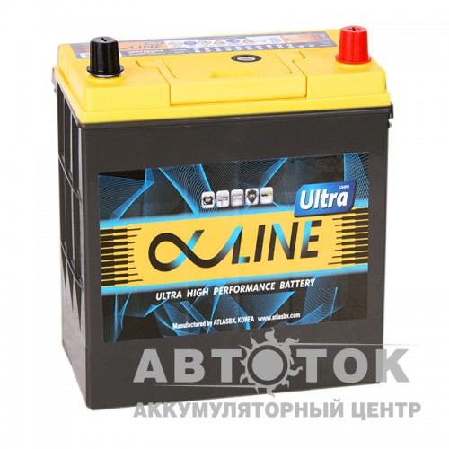 Автомобильный аккумулятор Alphaline Ultra 55B19L 50R 440A