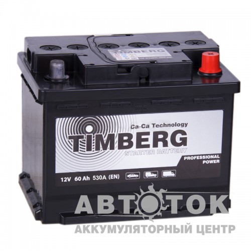 Автомобильный аккумулятор Timberg PRO 60R 530A