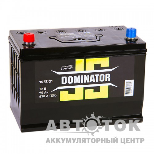 Автомобильный аккумулятор Dominator JIS 90 Ач 630А П.П.