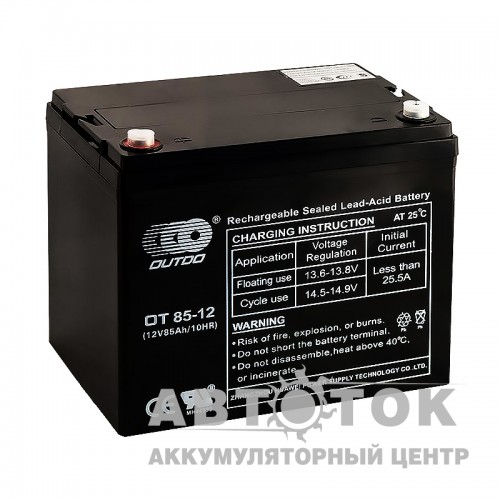 Автомобильный аккумулятор UPS OUTDO VRLA 12V 85 Ah OT85-12 260x169x222