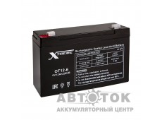 Автомобильный аккумулятор UPS Xtreme VRLA 6V 12 Ah OT12-6 151х51х94