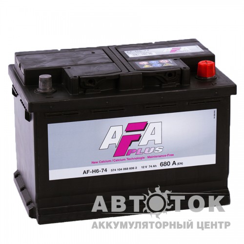 Автомобильный аккумулятор AFA Plus 74R 680A  AF-H6-74