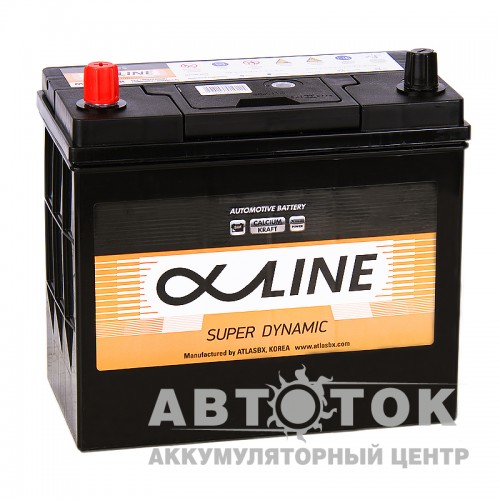 Автомобильный аккумулятор Alphaline SD 65B24R 52L 480A