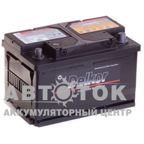 Автомобильный аккумулятор Delkor 57539 75R 650A