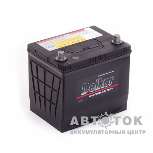 Автомобильный аккумулятор Delkor 75D23L 65R 570A