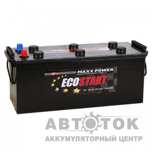 Автомобильный аккумулятор Ecostart 140 рус 1100А