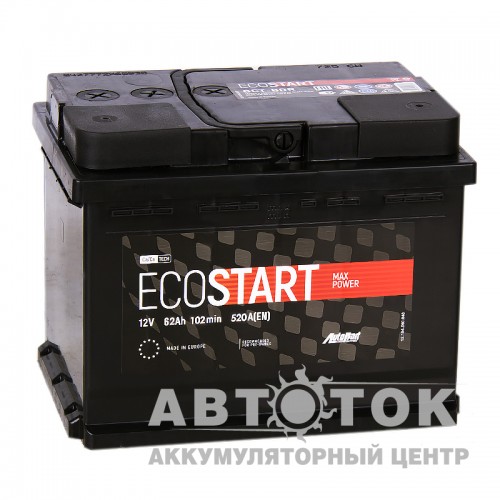 Автомобильный аккумулятор Ecostart 62L 520А