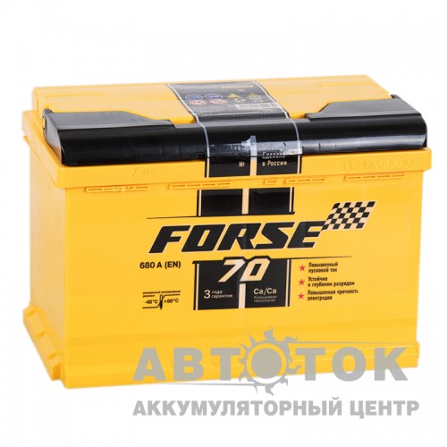 Автомобильный аккумулятор Forse 70R 680A