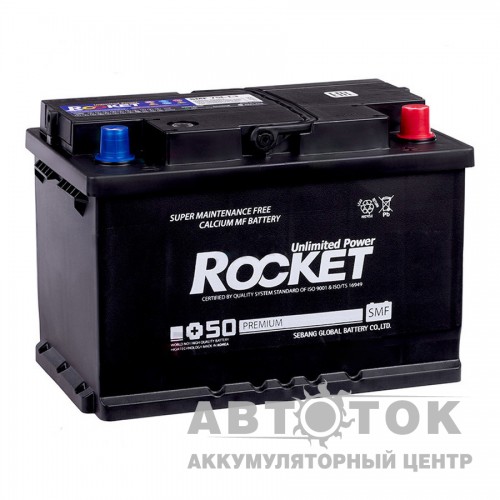 Автомобильный аккумулятор Rocket 75 о.п. низк.(75L-LB3)