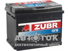 Автомобильный аккумулятор ZUBR EFB 63R 620A